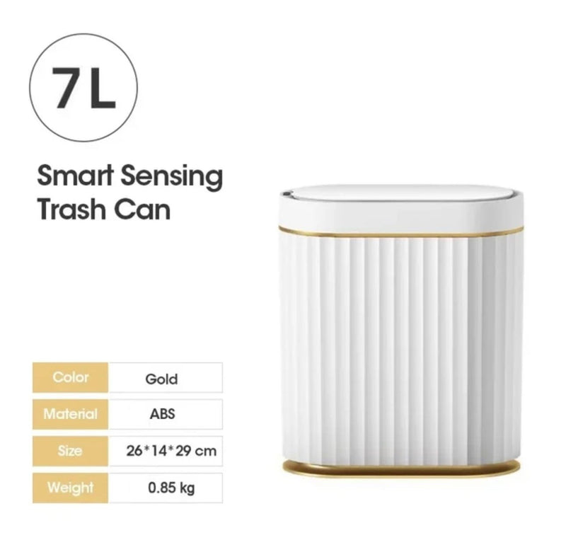 Desfrute de Conveniência Moderna: Lixeira Eletrônica Sensorial Inteligente para Cozinha e Banheiro, Capacidade de 7L e 9L!